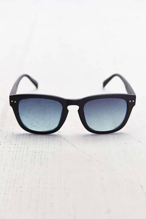 radshades: Matte Black Square Sunglasses