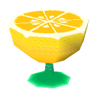 Assorted Fruit Furniture From Animal Crossing Wild World