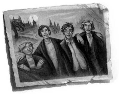 cpt-tightpants: The Marauders by Mary GrandPré for Harry Potter and the Deathly Hal