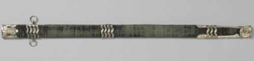 art-of-swords:Pallache Sword with ScabbardDated: 1682Culture: HungarianMedium: etched and partially 