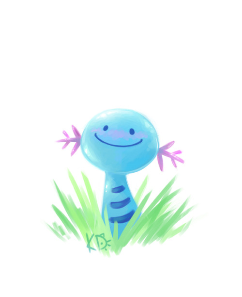 oddkittenart:The majestic wooper. So goram snugglable. And he makes such a perfect greeting card. &l