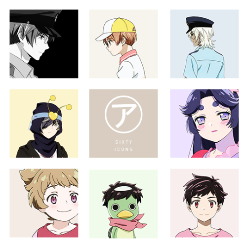 tomura: sixty sarazanmai icons:pls credit me if you use them.