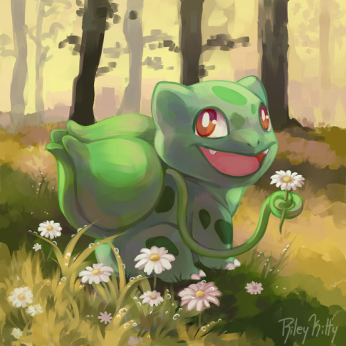 rileykitty:Bulbasaur has picked a little gift just for you!