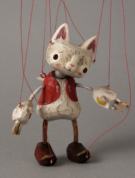 toytheatre:Cat Puppets by Sota SAKUMA