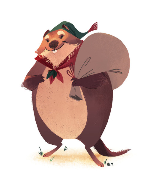 “On the Eve of Chipmas, old St. Chip brings nuts to all the good chipmunks and squirrels.”An idea I 