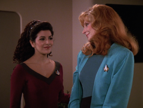 lauraroslins:deanna troi and beverly crusher are married #Confirmed 