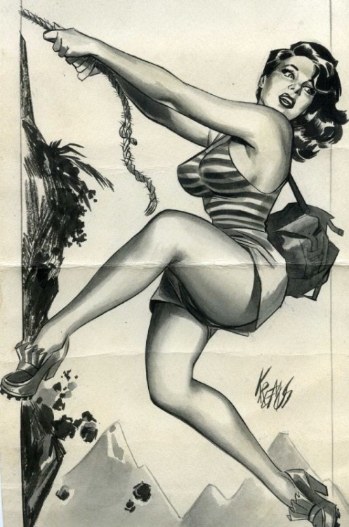 Porn Pics paintermagazine:‘Cliffhanger’ by Kremos