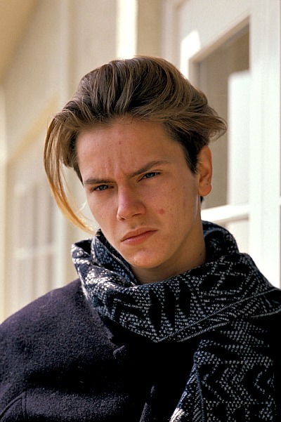 River Phoenix photographed by Yoshi O’Hara, 1988.