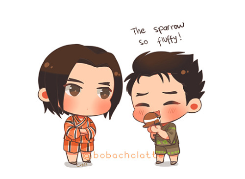 Baby Hanzo and Genji! That time when Hanzo still think Genji as his cute baby brother ☺️