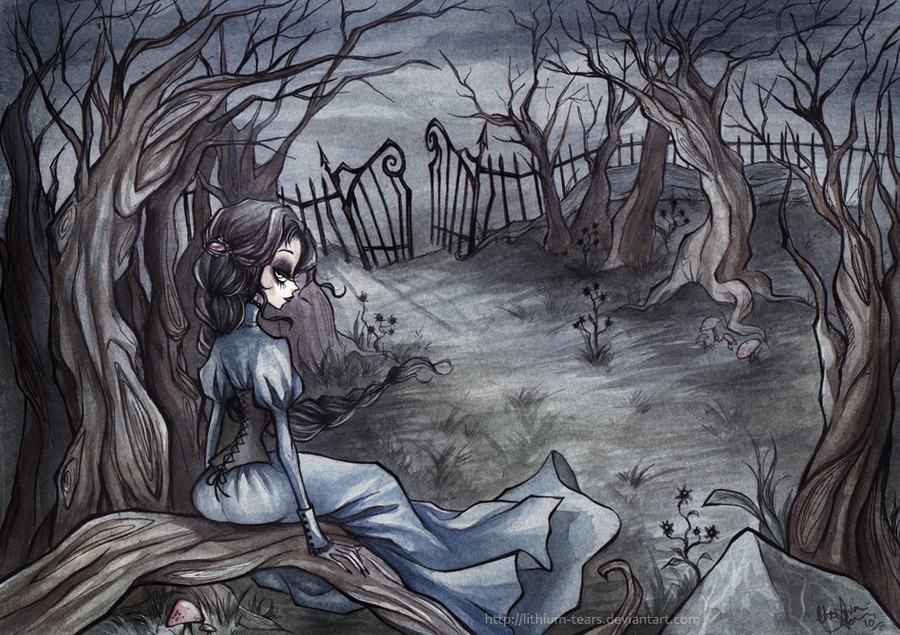 creepyartetc:  Artist: Christina Dee More creepy art