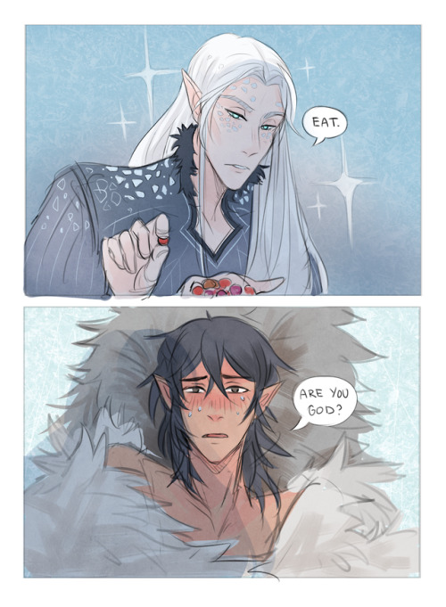 Eddie’s first meeting with The Winter Prince after nearly dying in the snow