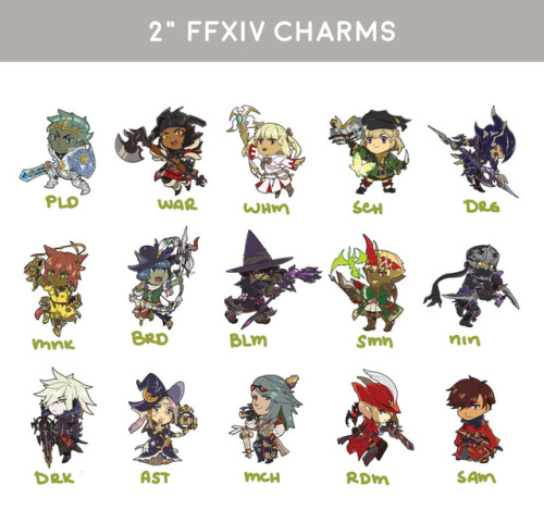 NIER AND FFXIV CHARMS FOR SALE!https://www.etsy.com/ca/shop/ManreereeHey guys! Opening up PREORDERS 