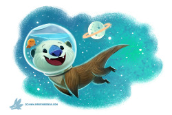 sosuperawesome:  Otter Space, Tap Ir, Axe