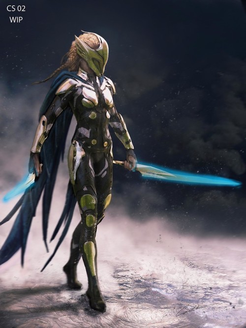 Thor Ragnarok: Valkyrie Concept Art - Created...