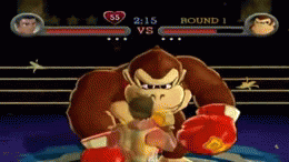 All of Donkey Kong’s showboating here, reminds me of the showboating and taunts that nigga Anderson Silva did in his last fight. Then he got KNOCKED THE FUCK OUT!