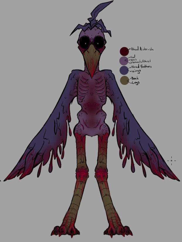 Pixilart - Opila Bird (legs weren't finished so i had to redo ) by  DamagicNug09