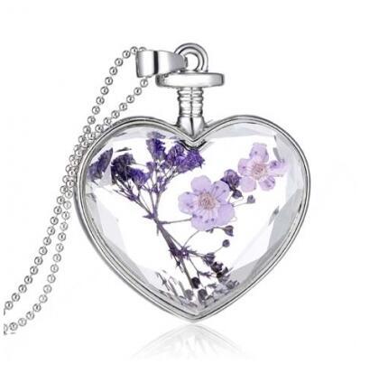 itscrazybouquetloverus:  The Popular Necklaces  Dry Flower Embellish Elegant Alloy