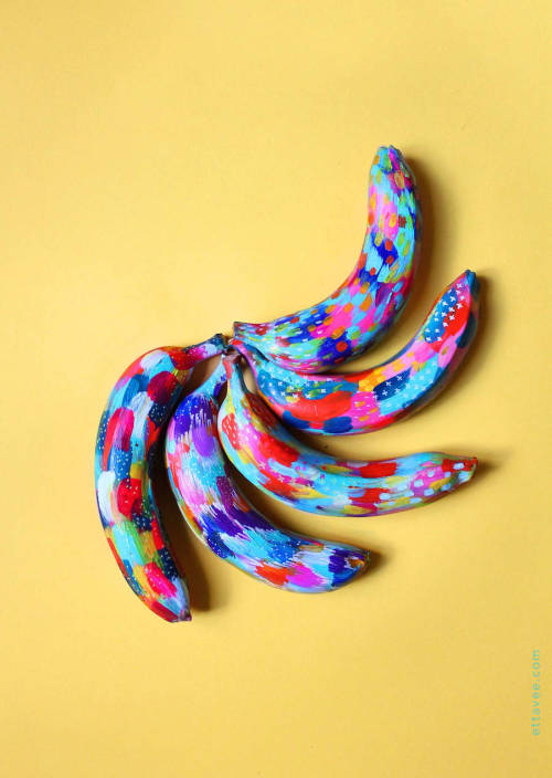 Series of Colorful Illustrative Exotic Fruits by Jessi MichelleAmerican designer and art director Je