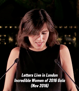 poirott:Benedict Cumberbatch and Sophie Hunter fave appearances by year ↳ Letters Live edition (2014