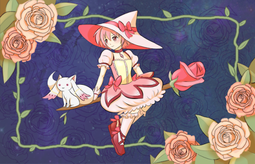 pitohuifeathers:Madoka Magica, a magical girl is just a younger witch 