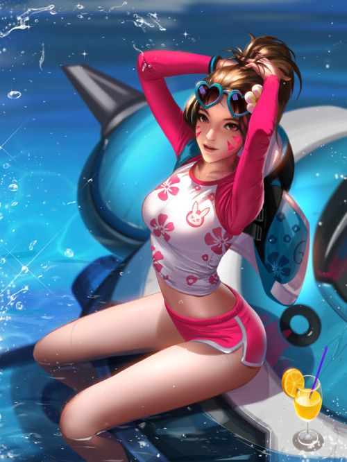 liang-xing:  D.va’s new skin,Join our summer adult photos