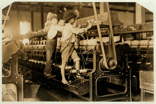 Child labour. Lewis Hine.