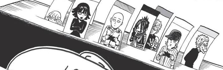 mecha-ninja:  fodra:  i absolutely love how in many of one punch man’s group illustrations,