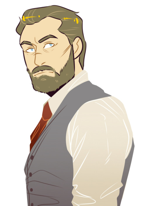 stillfuckinbetterthanyou:I tried to figure out how to draw beards and I failed once again, but here 