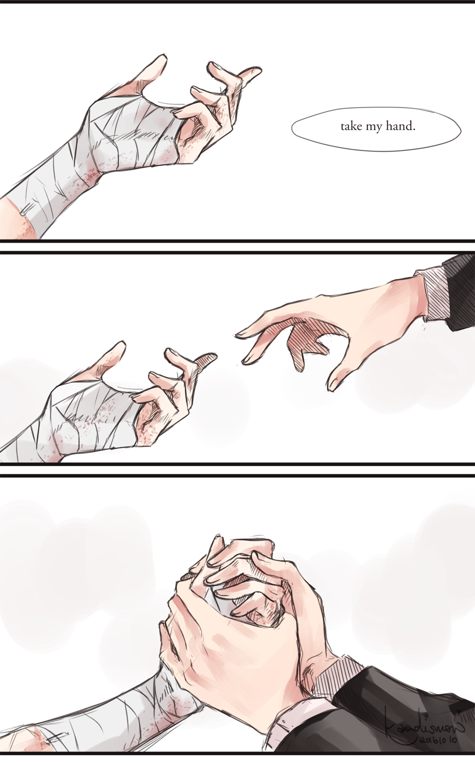 kandismon:  if you can trust me, take my hand.  ✨   