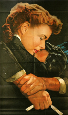 Spellbound US 24 sheet poster (1945). From Hitchcock