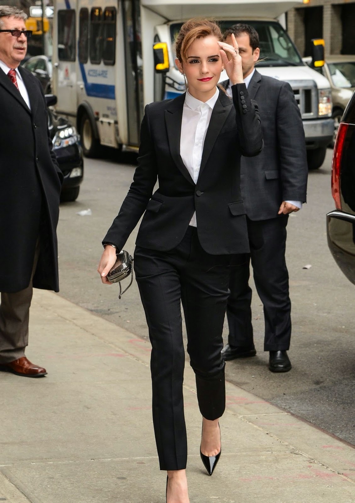 artandliving:  Emma Watson // New York City March 25th, 2014
