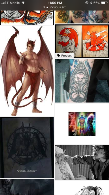 @leyorio so the concept seems to be half naked with demon wings and cool makeup i also think horns w