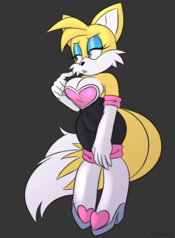shockingartits:  sonicthebabe: lamarkey:    mod? what mod? doesn’t tails look like this all the time?    She puts her wrench between her tits! That’s like, her signature thing!  I don’t see anything out the ordinary, Tails always was this hot…,