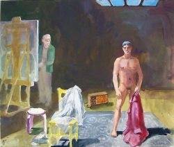 bobbygio:Paul Wonner Artist And Model With