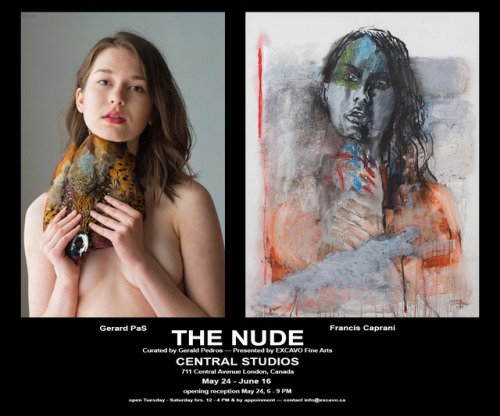 THE NUDE. My forthcoming exhibition with Francis Caprani in London, Canada. “&hellip;the p