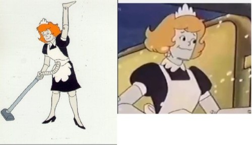 Irona the Robot Maid from the Richie Rich cartoon.