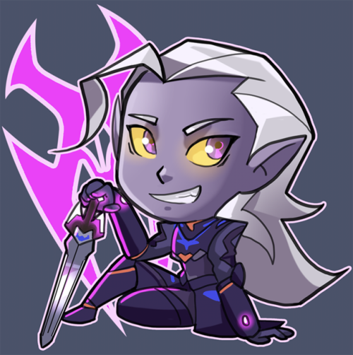 hello-my-stars: triangle-art-jw:OKay so I got overzealous after drawing the Lotor Chibi and did five