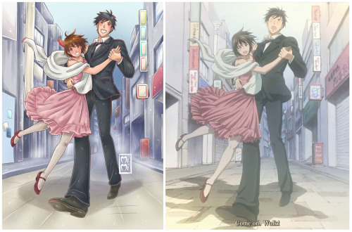 .nodame redrawdo you know the anime nodame cantabile? it’s one of my fav and i really like this scen