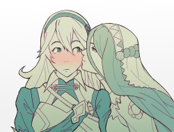 romans-art:  f!Corrin x Azura - commission