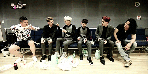 ronanlvnchvevo:  chankai are really just a pair of idiots (sehun's almost on their level)
