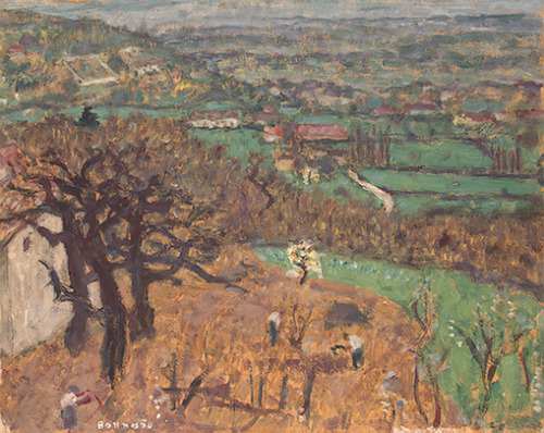 Dauphine Landscape, 1899, Pierre BonnardMedium: oil,canvaswww.wikiart.org/en/pierre-bonnard/