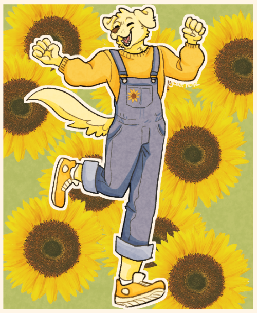 foolsgoat: SUNFLOWER BOY!!!! Happy DancingArtist: @foolsgoat on TwitterSource: https://foolsgoat.tum