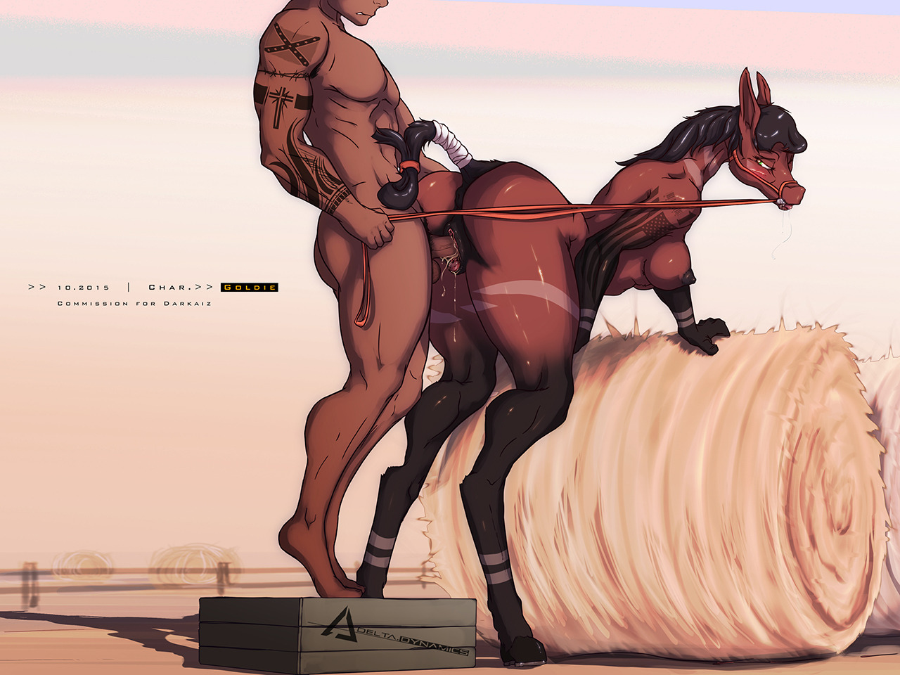 thefurryzone69:  Human and Furry &lt;3 requested by “Anon” -possession 