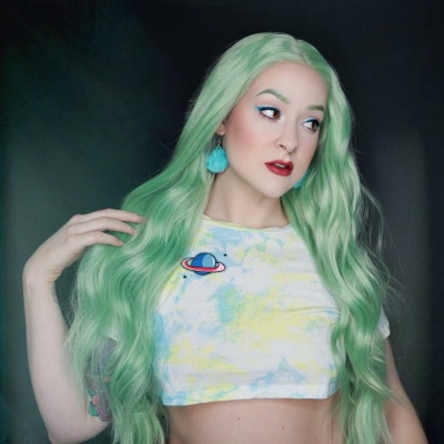 #pastel green hair on Tumblr