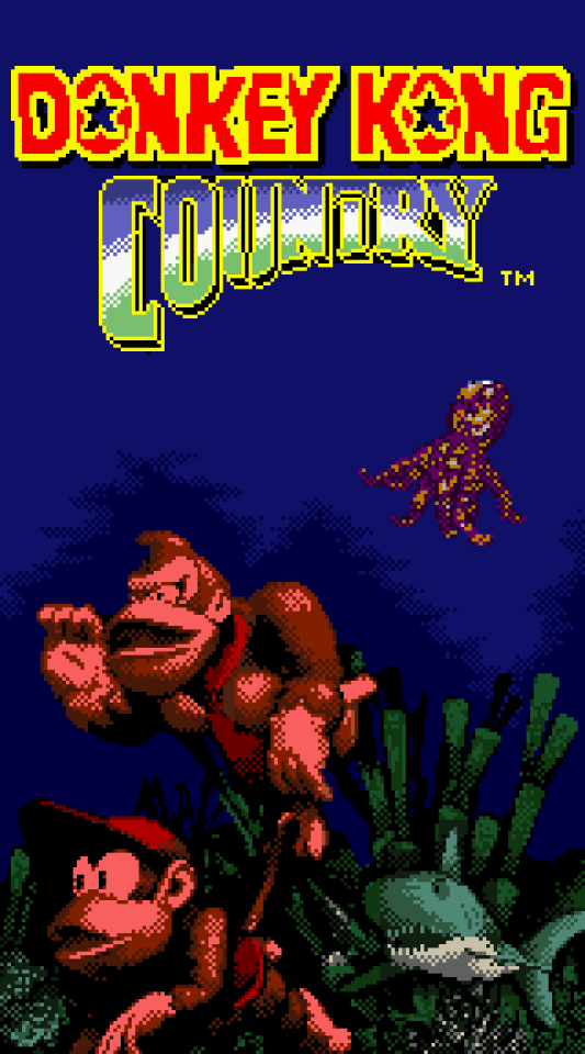 Title Screen Artwork FromDonkey Kong Country For The Game Boy Color. @Rareltd @DKVine @Rare_Gamer