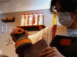 Woodworking With Yoongi