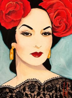 sddubs:  Maria Felix art