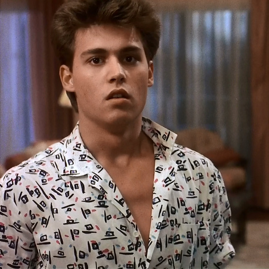 vintagesalt:
“ Johnny Depp in Private Resort (1985)
”