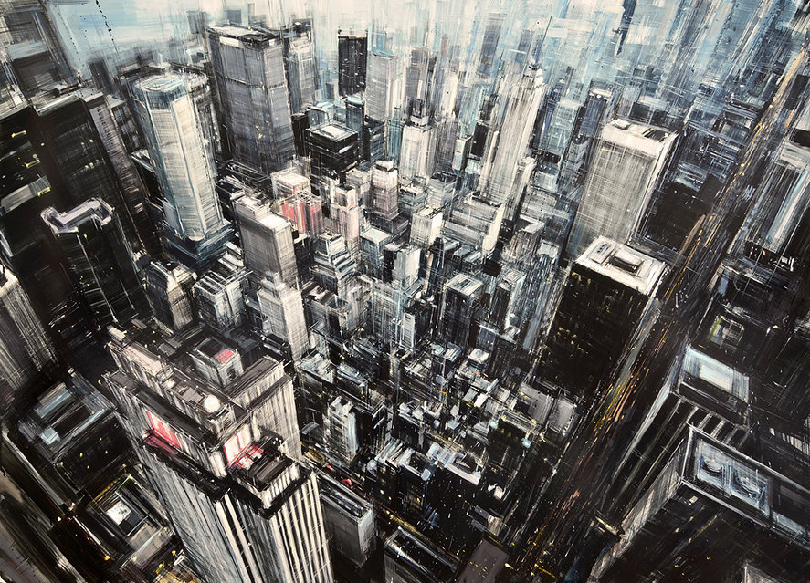 culturenlifestyle:  Blurred Cityscapes by Valerio D’Ospina Italian artist Valerio
