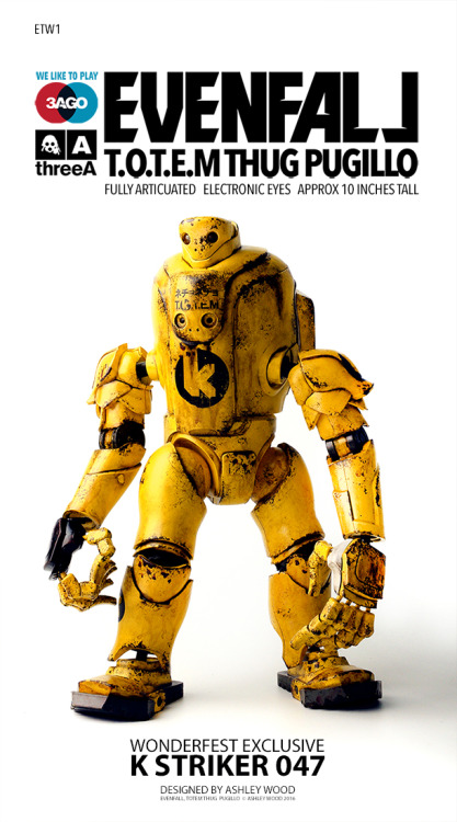 rocketumbl:  threeA Evenfall Totem Thug Pugillo